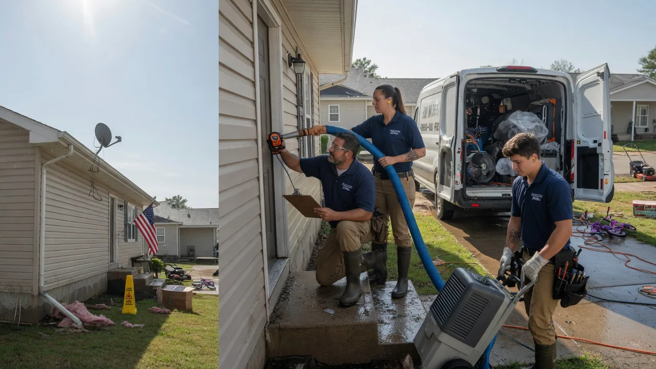 Ceiling Water Damage Restoration in Louann, AR near me